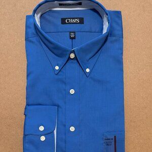 Blue Chaps Long Sleeve Button Up